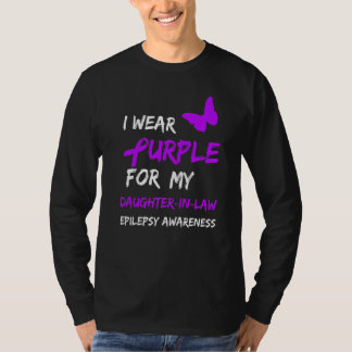 Camiseta Epilepsia Eu Visto Roxo Para Minha Filha Na Bíblia