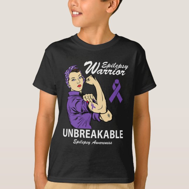 Camiseta Epilepsia Guerreira Isolável Epilepsia Sensibiliza (Frente)