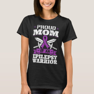 Camiseta Epilepsia Guerreira Mãe Perturbação Epiléptica