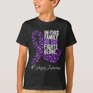 Camiseta Epilepsia Sensibilização Mês Fita Roxa