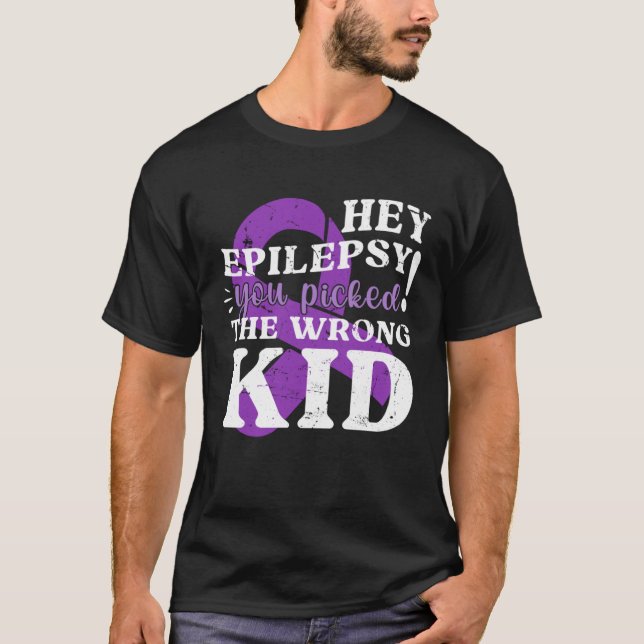 Camiseta Epilepsia Sensibilização Mês Guerreiro da Epilepsi (Frente)