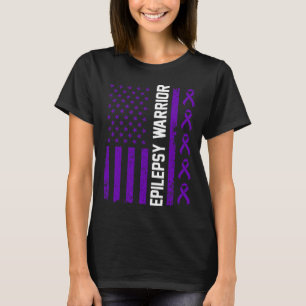 Camiseta Epilepsia Sensibilização Sobrevivência do Guerreir