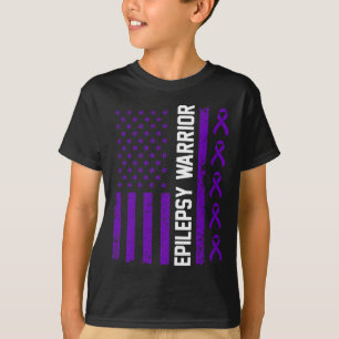 Camiseta Epilepsia Sensibilização Sobrevivência do Guerreir