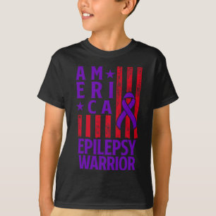 Camiseta Epilepsia Sensibilização Sobrevivência do Guerreir