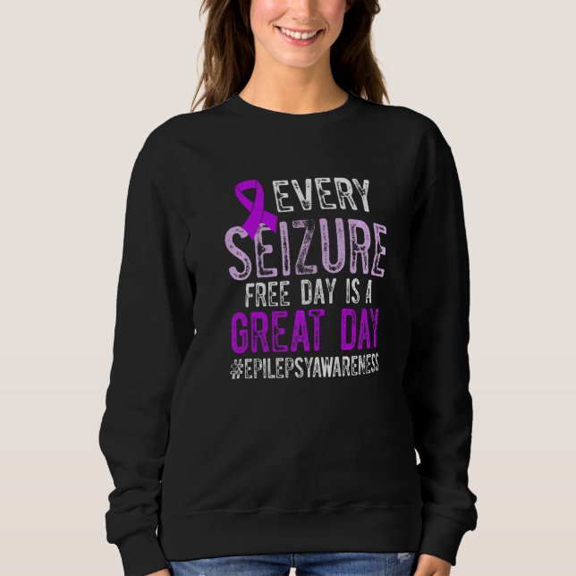 Camiseta Epilepsia Sensibilização Sobrevivência do Guerreir (Frente)