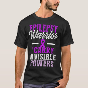 Camiseta Epilepsia Sensibilização Sobrevivência do Guerreir