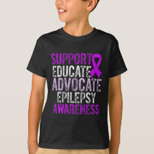 Camiseta Epilepsia Sensibilização Sobrevivência do Guerreir