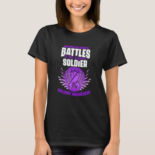 Camiseta Epilepsia Sobrevivente Epilepsia Com Maior Resistê (Frente)