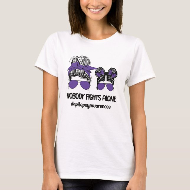 Camiseta Epilepsy Awareness Month | Epilepsy Warrior Family (Frente)