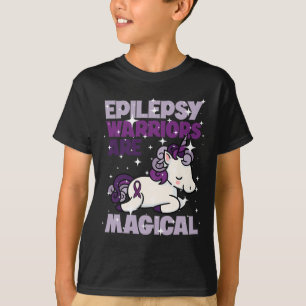 Camiseta Epilepsy Warrior Epileptic Day Purple Unicorn Love
