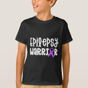 Camiseta Epilepsy Warriors Kids Purple Ribbon Awarée