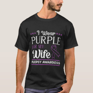Camiseta Epiléptico Guerreiro e Epilepsia de Fita Roxa Awar
