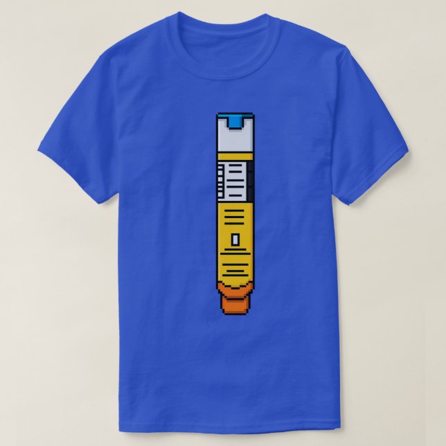 Camiseta Epipens consciência da alergia à comida  (Frente do Design)