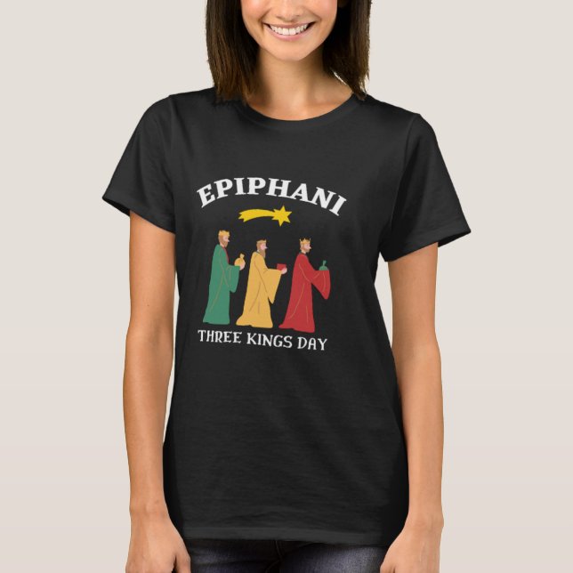 Camiseta Epiphani Three Kings Day (Frente)