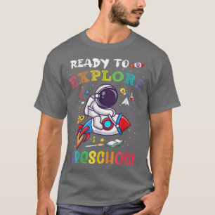 Camiseta Eplore Pre school Back To School Astronaut Space E