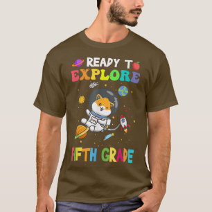 Camiseta Eplore Quinto Ano De Volta Ao Espaço Do Astronauta