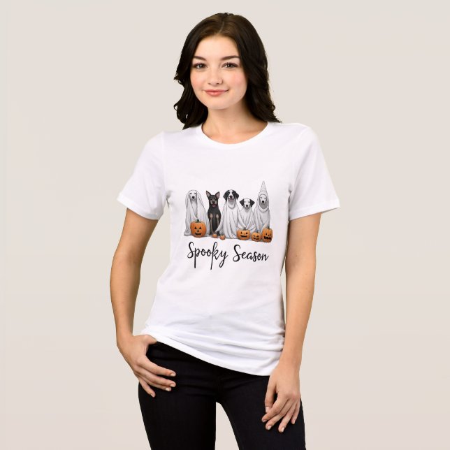Camiseta Época assustadora Tshirt Dog (Frente Completa)