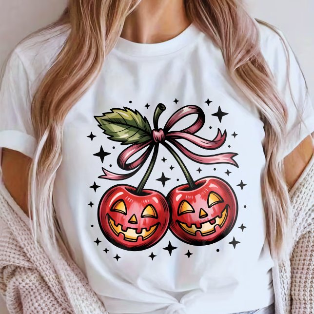 Camiseta Época de Cherry Spooky no halloween (Criador carregado)