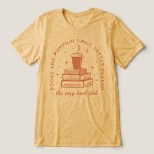 Camiseta Época de Especiarias de Livros e Pumpkin