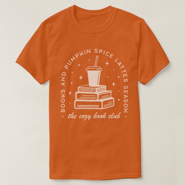 Camiseta Época de Especiarias de Livros e Pumpkin (Frente do Design)