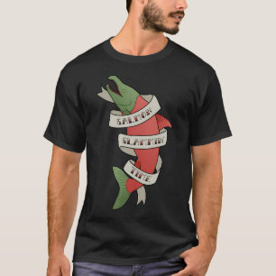 Camiseta época de pancada de salmão