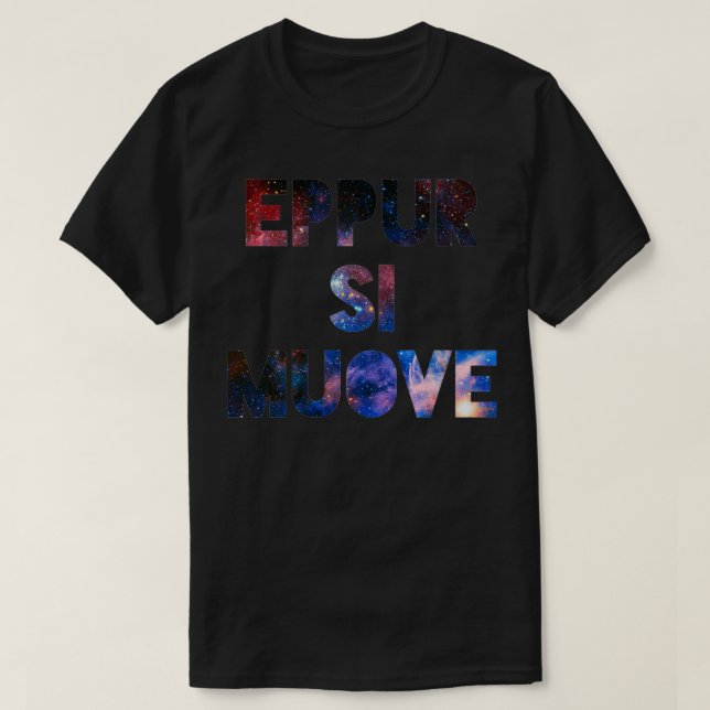 Camiseta Eppur Si Muove (Frente do Design)