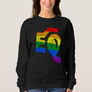 Camiseta EQ - Igualdade Conscientização Orgulho LGBT Lésbic