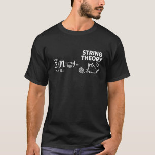 Camiseta Equação da Teoria das Cordas Gato  Entusiasta da F