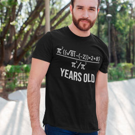 Camiseta Equação De 30 Anos Engraçada Matemática aniversári