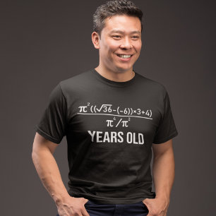 Camiseta Equação De 40 Anos Engraçado aniversário de 40