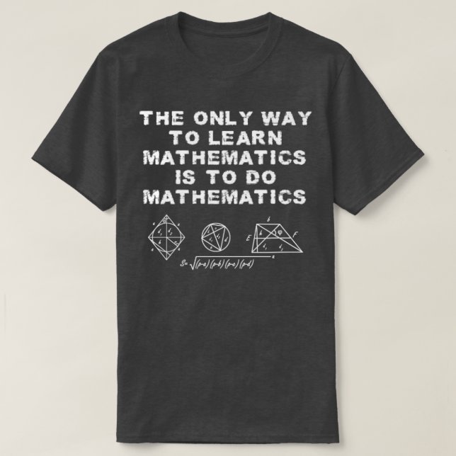 Camiseta Equação de Matemática do Problema Matemático das P (Frente do Design)