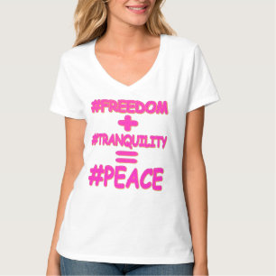 Camiseta "EQUAÇÃO DE PAZ" Design. Comprar Agora