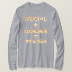 Camiseta "EQUAÇÃO DE SUCESSO" Design. Compre agora