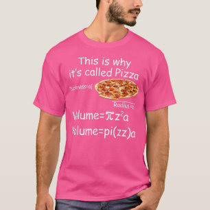 Camiseta Equação Engraçada de Matemática e Pizza Engraçada 