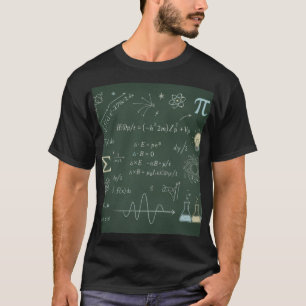 Camiseta Equações de Física Matemática Quadro Negr