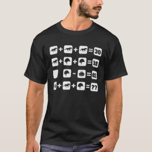 Camiseta Equações Matemáticas para Cavalo