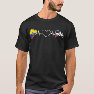 Camiseta Equador: Bandeira da América do Equador Raiz Equat
