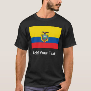 Camiseta Equador - Bandeira do Equador