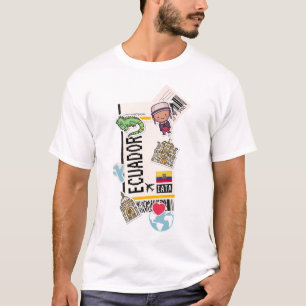 CAMISETA EQUADOR DE PASSAGEM DE CARTÃO