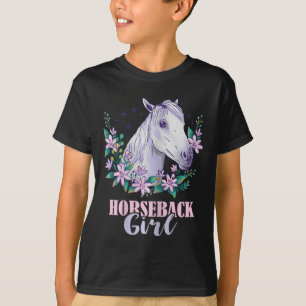 Camiseta Equador de Pista de Cavalo Andando de Cavalo Andan