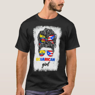 Camiseta Equador E Porto Rico, Bandeira Do Equador