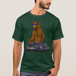 Camiseta Equalizador de Novidade de Música Turntable do Ur