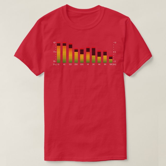Camiseta Equalizer Music Producer (Frente do Design)