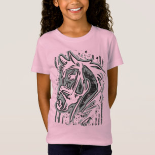 Camiseta Equestre - Cabeça de Cavalo - Cavalo de cavalo