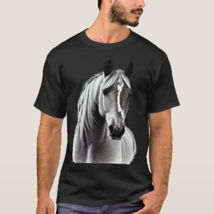 Camiseta Equestre e cavalo que monta ou cria pôneis