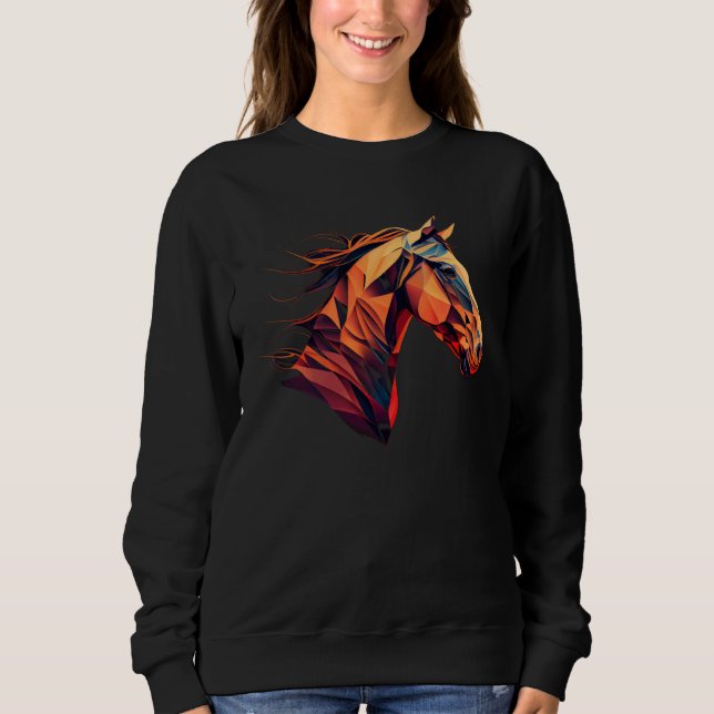 Camiseta Equestrian Beautiful Horse  Rodeo Western Cowgirl (Frente)