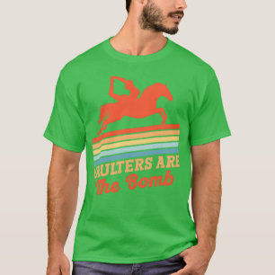 Camiseta Equestrian Horse Vaulting Bomb Vaulter Horseback v