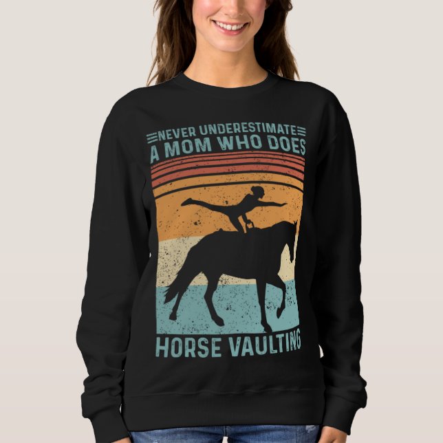 Camiseta Equestrian Horse Vaulting Retro (Frente)