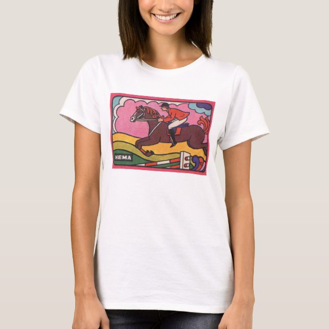Camiseta Equestrian Vintage Matchbox (Frente)