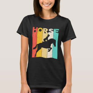 Camiseta Equestrianismo Mulheres Andando Raparigas Cavalas